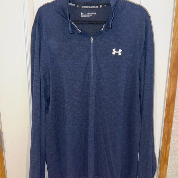 Under Armour Blue Long Sleeve Pullover - Picture 4 of 4